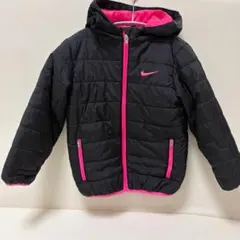NIKE ナイキ キッズ 中綿ジャケット116-122cm ブラック ピンク