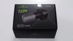 fiFine K688 ダイナミックマイク white