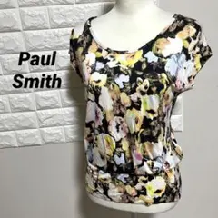 Paul Smith BLACK カットソー 花柄 半袖 レディース Ｍ