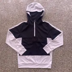 adidas フード付きパーカー 152cm 黒/白