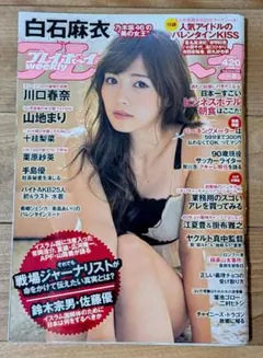 週刊プレイボーイ　2013 no.42 大島優子　白石麻衣　新川優愛　付録未開封 週刊プレイボーイ 2013 no.42 大島優子 白石麻衣 新川優愛 付録未開封
