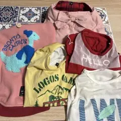犬服まとめ売り❗️ダウン＆夏用シャツなど‼️2Lサイズ