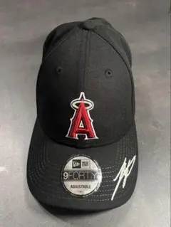 NEWERA 9FORTY エンゼルス大谷翔平　サイン刺繍入り　ブラック