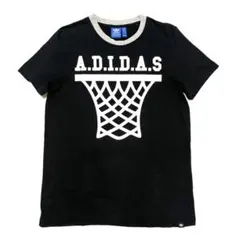 adidas スリーストライプス スリムラグラン半袖Tシャツ ブラック Ｍ