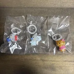 ハローキティ めじるしアクセサリー スタンダード 天使 日焼け 3個セット