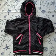 ナイロンジャンパー 裏モコモコ クラウン柄