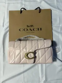COACH タビー26 CP150 ピンク系 2WAY バッグ