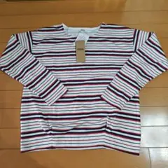 OZOC ボーダー 長袖Tシャツ Mサイズのサムネイル