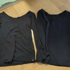 HEATTECH エクストラウォーム 長袖Tシャツ 黒 Sサイズ