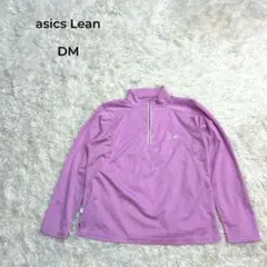 asics アシックス　Lean ハーフジップ 長袖トップス M ピンク