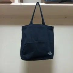 黒のキャンバストートバッグ