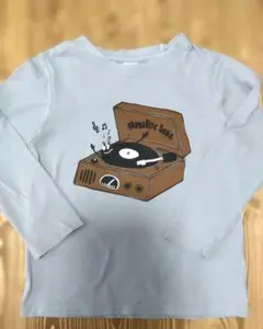 【美品】Bee des Bee レコードプレーヤーTシャツ 120cm