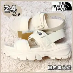 新品　24センチ　ノースフェイス　ホワイトレーベル　厚底　サンダル　韓国限定