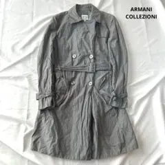 ARMANI COLLEZIONI アルマーニ スプリングコート ベルト付き まさに一生もの！ジョルジオ アルマーニの「カシミヤコート」は贅沢な