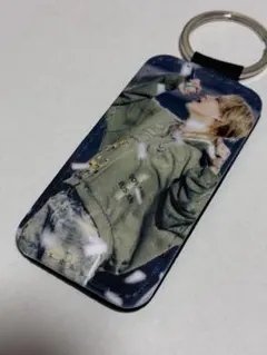 BTS Jimin ジミン　レザー風キーホルダー