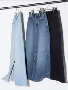 最終値下げ　UNIQLO ユニクロ デニムロングスカート 67