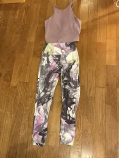 lululemon ヨガウェア セットアップ オリーブ - メルカリ