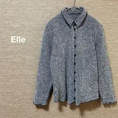 662【エル】ジャケット　上品　オシャレ　肩パッド　ブティック　ミセス