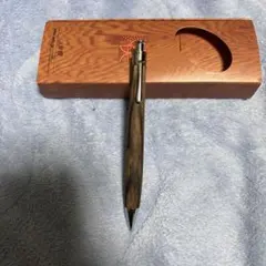 工房楔シャーペン0.5mm黒柿