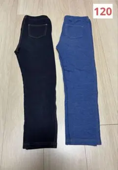 ユニクロ　レギンス　デニムライク　10分丈