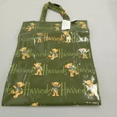 Harrods テディベア柄 トートバッグ　タグ付き