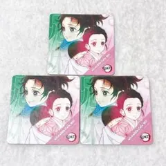 鬼滅の刃　竈門炭治郎　竈門禰豆子　立志編 コースター 兄妹 3枚セット