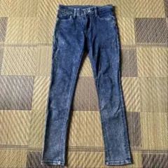 ブルー スキニーデニム ストレッチタイプ