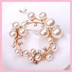 最安値　パールブローチ コサージュ 韓国 パール 卒園式 入園式 卒業式 入学a