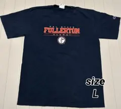 Champion カレッジロゴ 半袖 Tシャツネイビー L カリフォルニア州立大