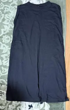 未使用　黒のノースリワンピ 15(140cm)
