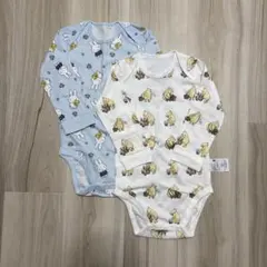 【未使用】　2枚セット　ユニクロ　長袖ボディ肌着　90