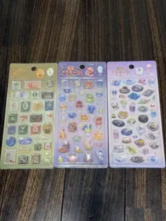 きゅるるんシール 喫茶アラモード3種