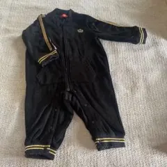 Babydoll 黒ロンパース 80cm