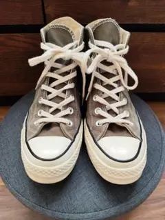 スニーカー コンバース チャックテイラーct70 　ハイカット カーキ