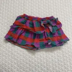 HOGAN RANCH WEAR チェックキュロット　90cm