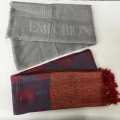 AS8534 エンポリオアルマーニ•その他メーカー ストール2点セット