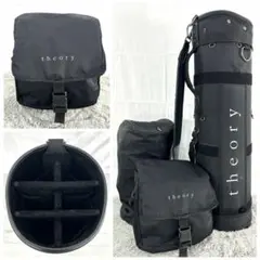 希少! theory セオリー 黒 キャディーバッグ バック付き 2026年最新】theory アイテム：キャディバッグ ゴルフバッグ・キャディ