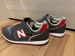 New Balance373 キッズスニーカー 17.5cm グレー/レッド