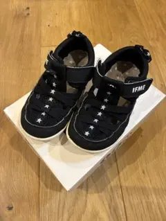 IFME 黒 ベルクロサンダル 17.0