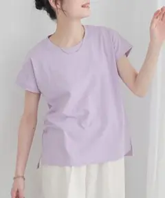 ?osharewalker 美品 フレンチスリーブTシャツ パープルのサムネイル