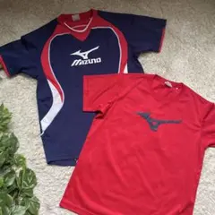 ミズノ　MIZUNO Tシャツ　2枚セット　バレーボール　野球　M