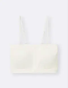 2WAYバンドゥ GU ブラトップ オフホワイト L