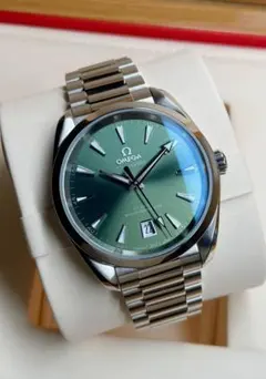 OMEGA Seamaster 自動巻き時計 グリーン