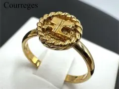 クレージュ ロゴ リング ゴールド 指輪 ヴィンテージのサムネイル