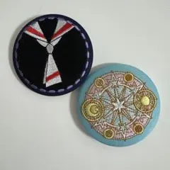 カードキャプターさくら　トレーディング　刺繍缶バッジ