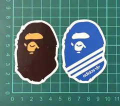ステッカー A BATHING APE /コラボadidas