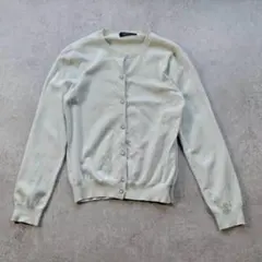 【美品】ジャスグリッティー カーディガン2 M ライトグリーン