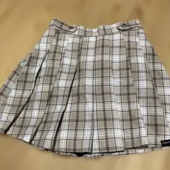 Pinklatte チェック柄プリーツスカート　XS150