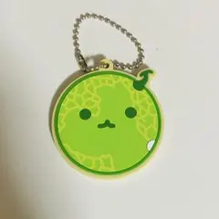 スイカゲーム メロン ラバーキーホルダー
