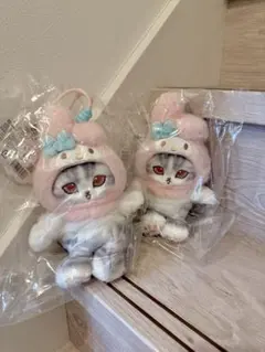 mofusand×サンリオキャラクターズ ぽてふわマスコット　マイメロ2個セット